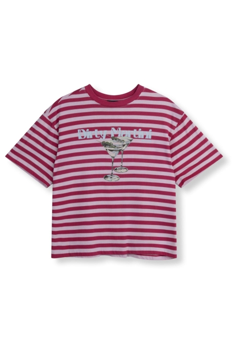 Refined Department roze dames t-shirt | Vooraanzicht