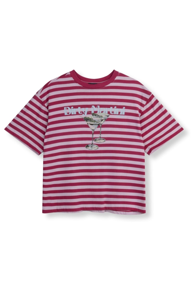 Refined Department roze dames t-shirt | Vooraanzicht