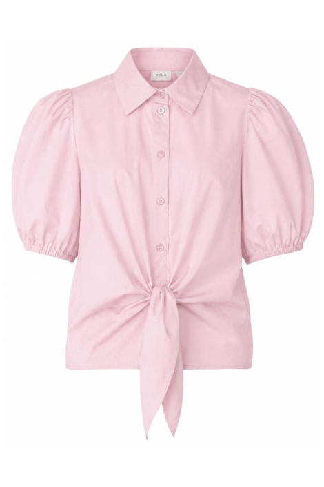 Vila roze dames blouse | Vooraanzicht