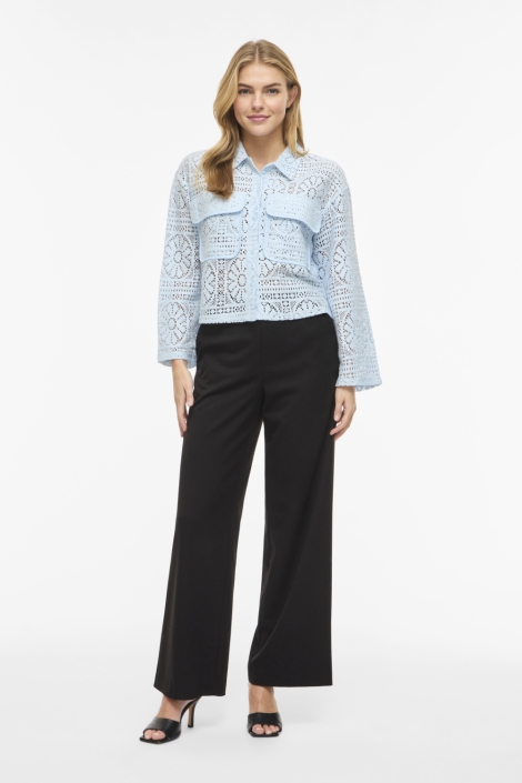 Vila blauwe dames blouse | Model