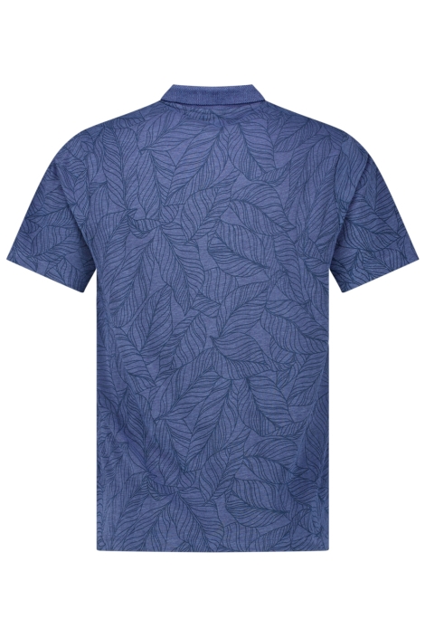 Cars blauwe heren polo | Achteraanzicht