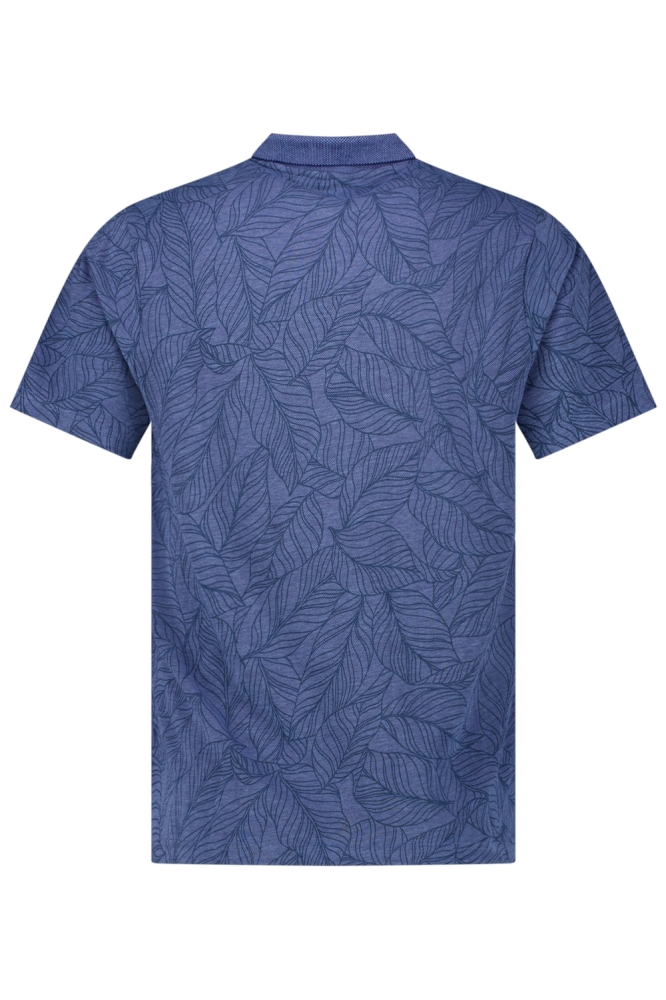 Cars blauwe heren polo | Achteraanzicht