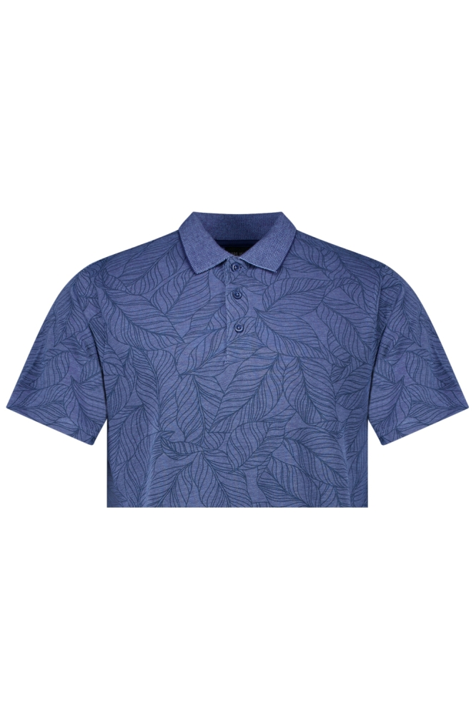 Cars blauwe heren polo | Close up