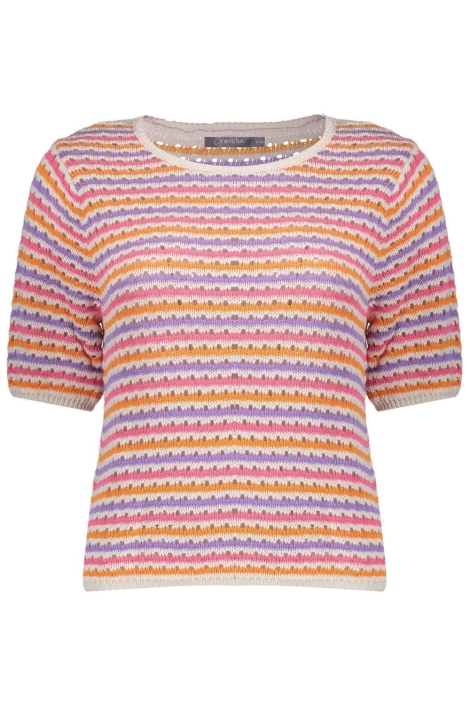 Geisha multi color dames trui | Vooraanzicht