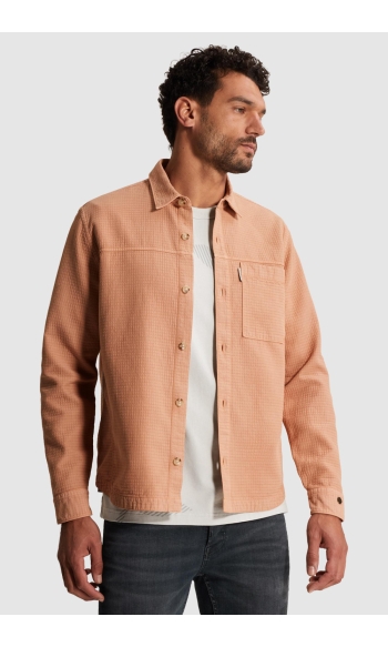 SHIRT JACKET MET BORSTZAK EN ALLOVER STRUCTUUR CSI2603224 3018