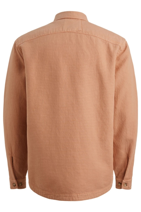 Cast Iron oranje heren overhemd | Achteraanzicht