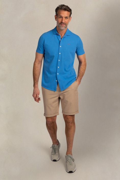 NZA blauwe heren overhemd | Model