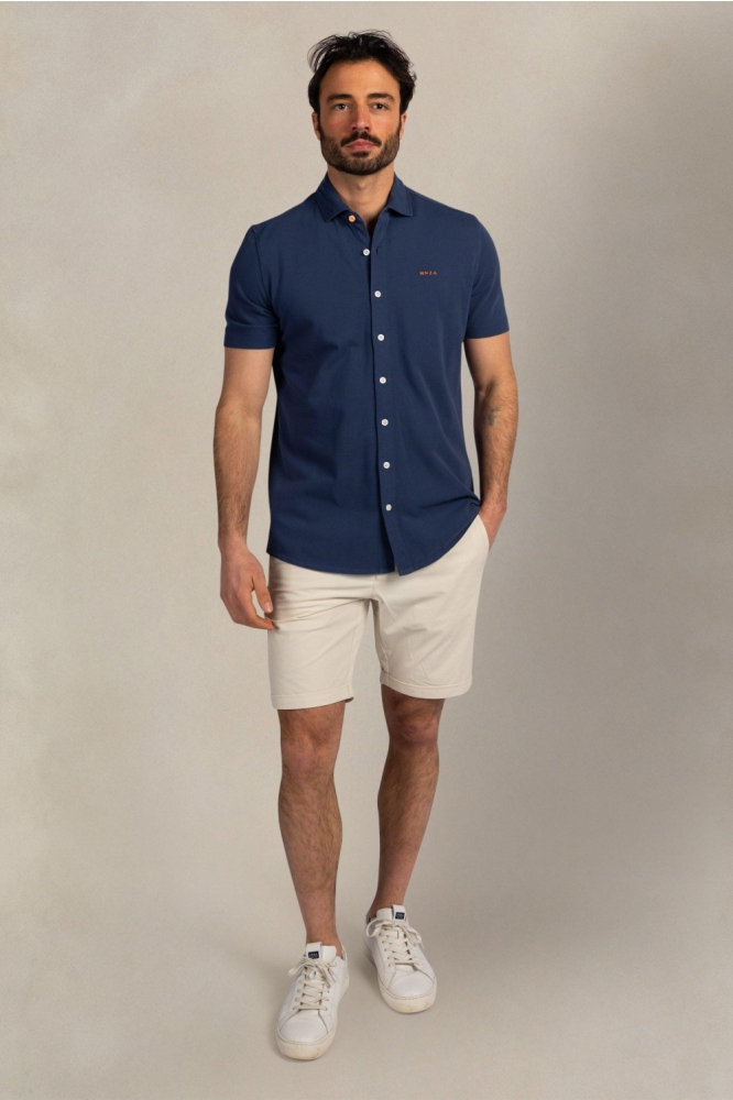 NZA blauwe heren overhemd | Model