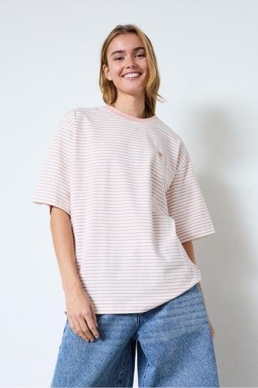 SisterS point T-shirt VEZ SS 18997 CREAM/MAUVE