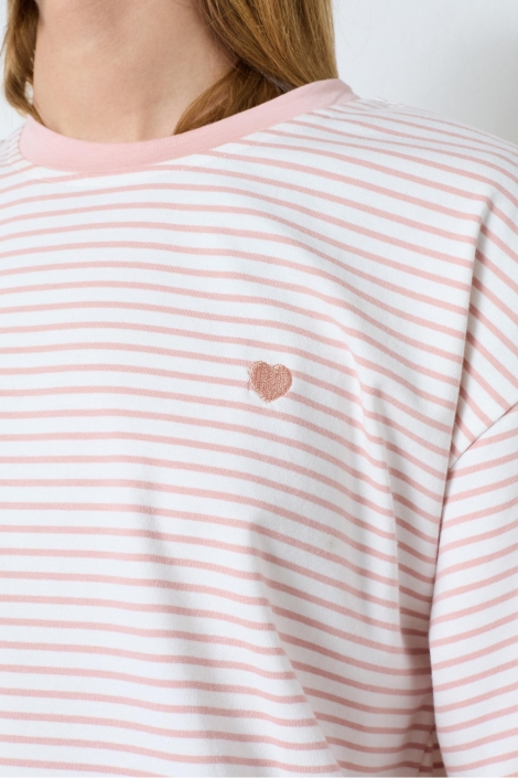 SisterS point roze dames t-shirt | Close up