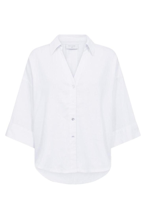 Freequent witte dames blouse | Vooraanzicht