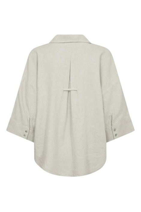 Freequent beige dames blouse | Achteraanzicht