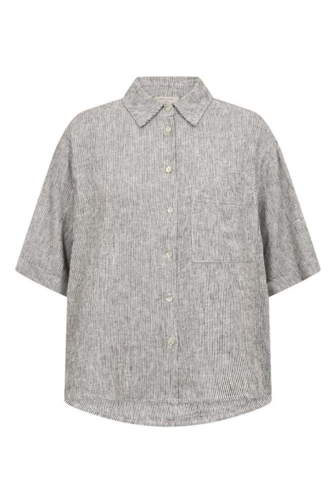 Freequent beige dames blouse | Vooraanzicht