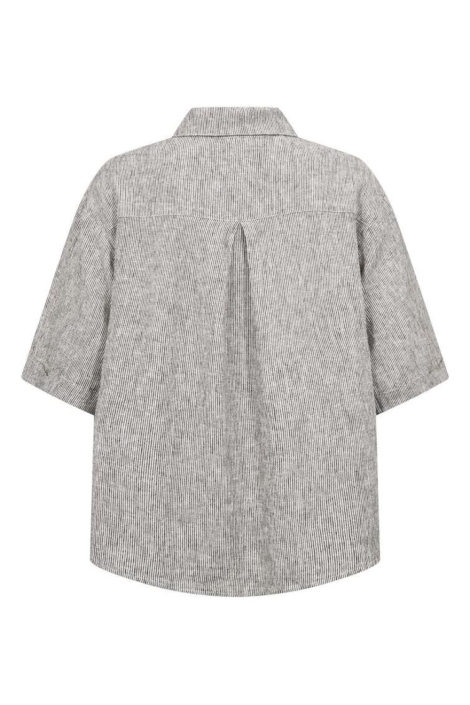 Freequent beige dames blouse | Achteraanzicht