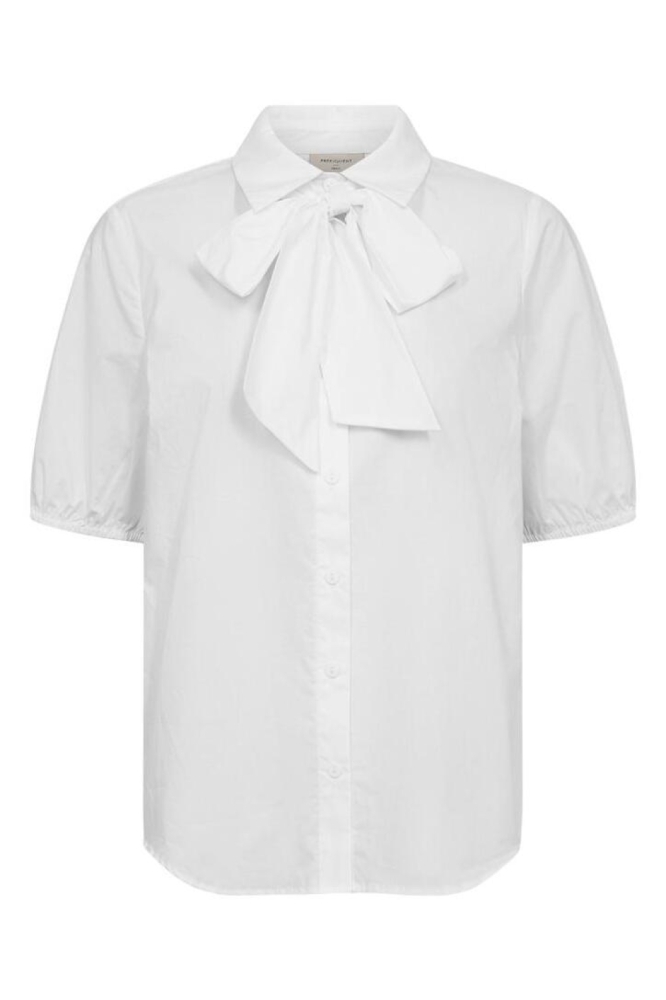 Freequent witte dames blouse | Vooraanzicht