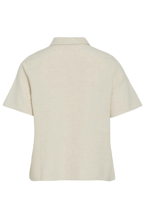 Vila beige dames blouse | Achteraanzicht