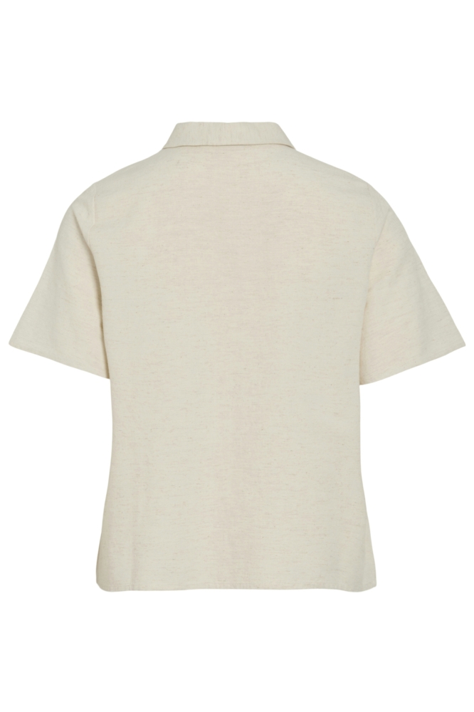 Vila beige dames blouse | Achteraanzicht