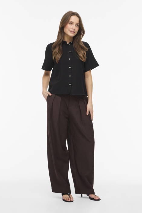 Vila zwarte dames blouse | Model