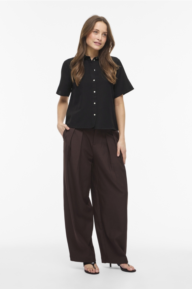 Vila zwarte dames blouse | Model