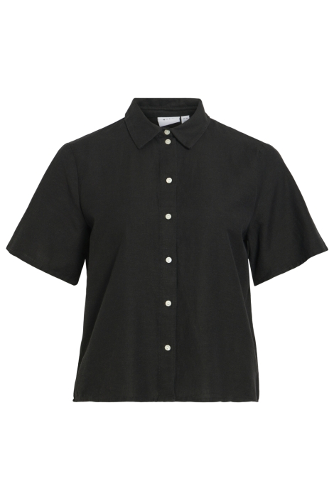Vila zwarte dames blouse | Vooraanzicht