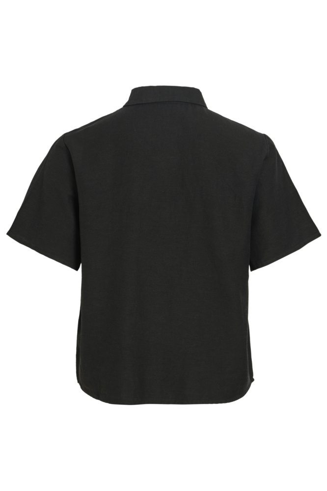 Vila zwarte dames blouse | Achteraanzicht