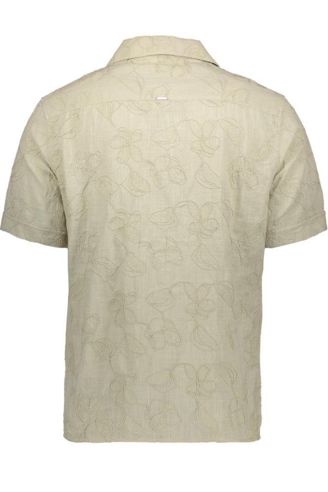 Antony Morato beige heren overhemd | Achteraanzicht