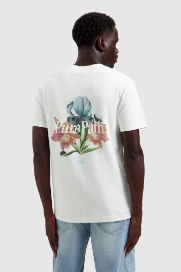 Pure Path T-shirt TRIO OF FLOWERS T SHIRT 26010116 45 OFF WHITE