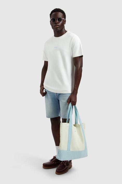 Pure Path witte heren t-shirt | Model