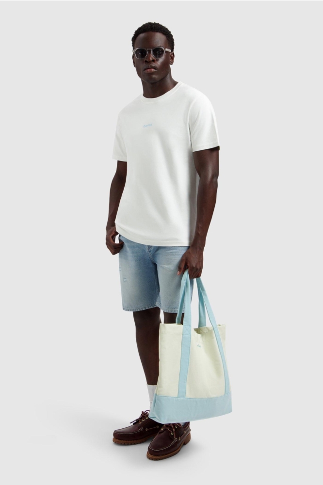 Pure Path witte heren t-shirt | Model