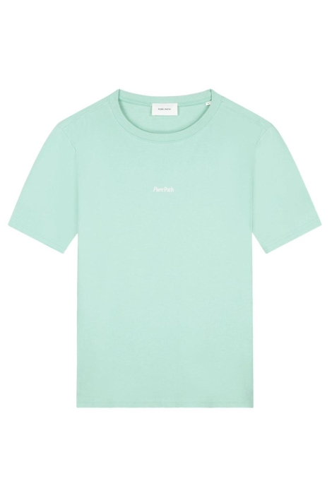 Pure Path groene heren t-shirt | Vooraanzicht