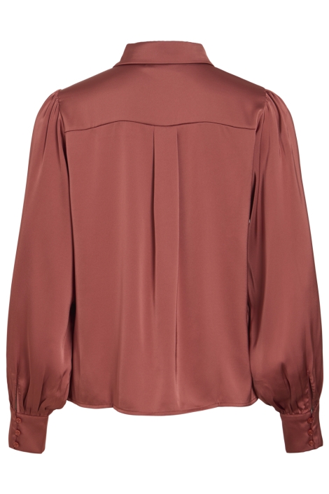 Vila oranje dames blouse | Achteraanzicht