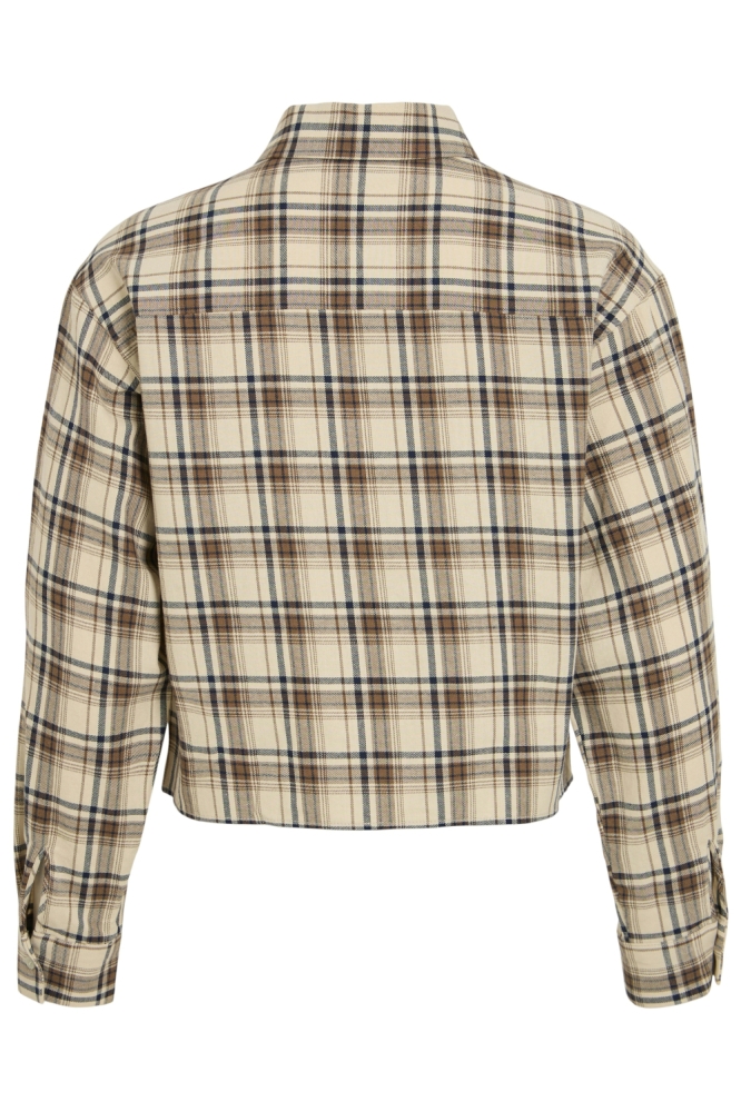 Vila beige dames blouse | Achteraanzicht