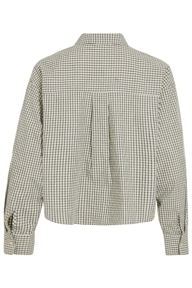 Vila beige dames blouse | Achteraanzicht
