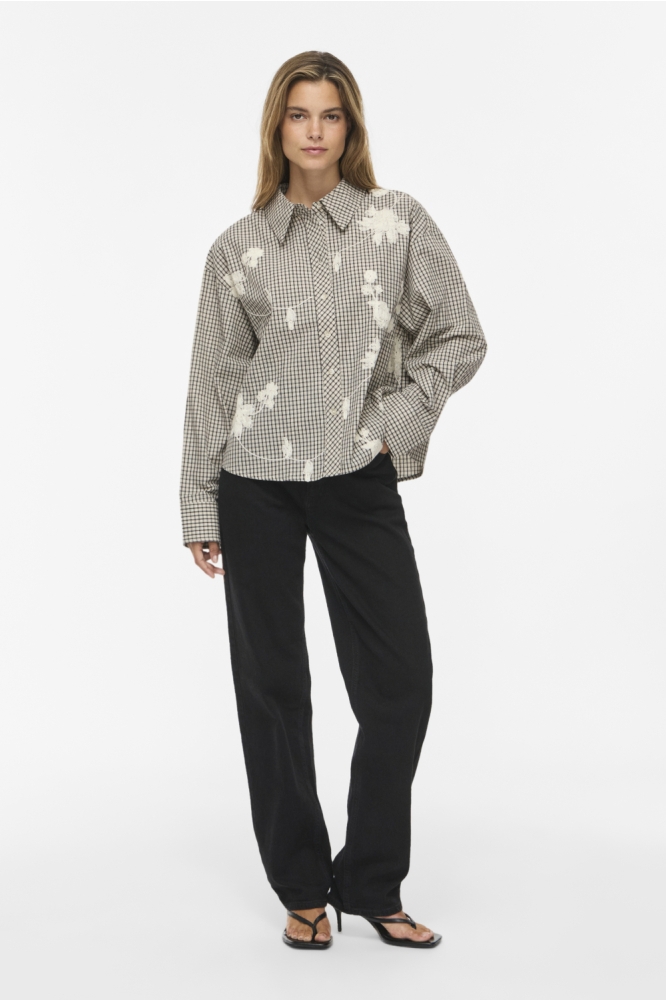 Vila beige dames blouse |