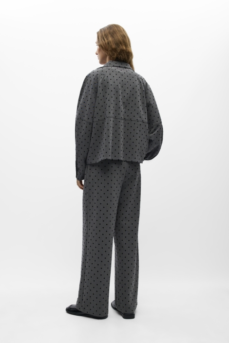 Object grijze dames blouse | Model