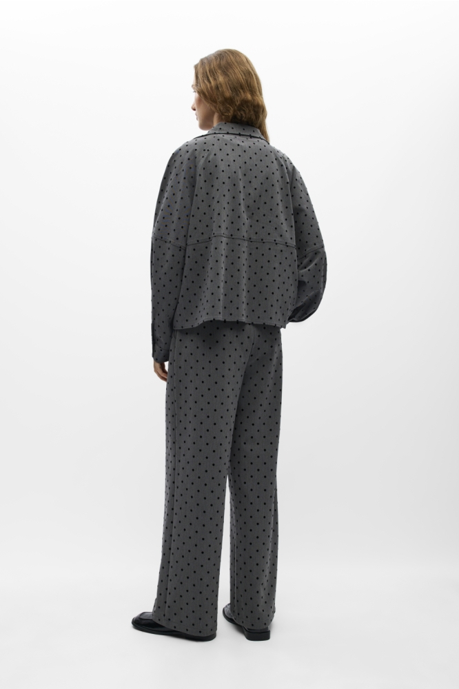 Object grijze dames blouse | Model