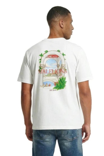 Malelions T-shirt ROMAN T SHIRT MMC30026063 40001 WHITE