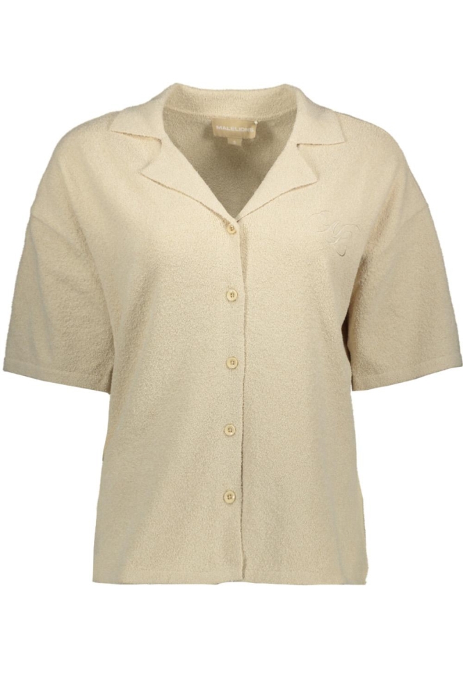 Malelions zand dames blouse | Vooraanzicht