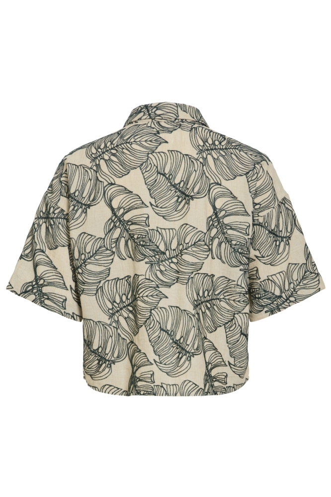 Vila beige dames blouse | Achteraanzicht