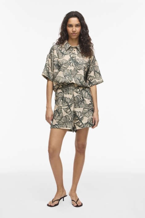 Vila beige dames blouse | Model