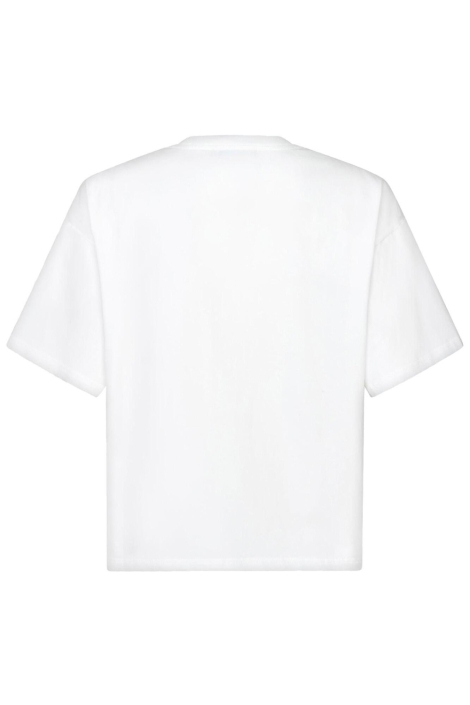 Ydence witte dames t-shirt | Achteraanzicht