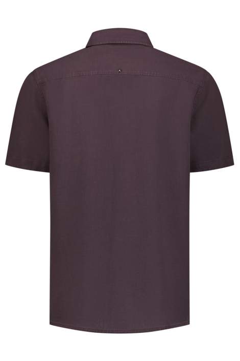 NO-EXCESS bruine heren overhemd | Achteraanzicht