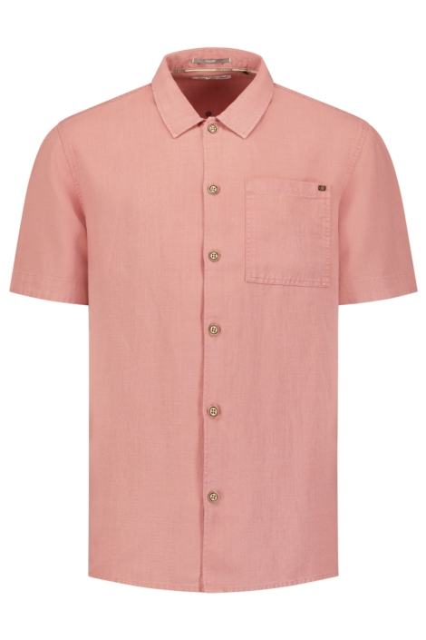 NO-EXCESS roze heren overhemd | Vooraanzicht