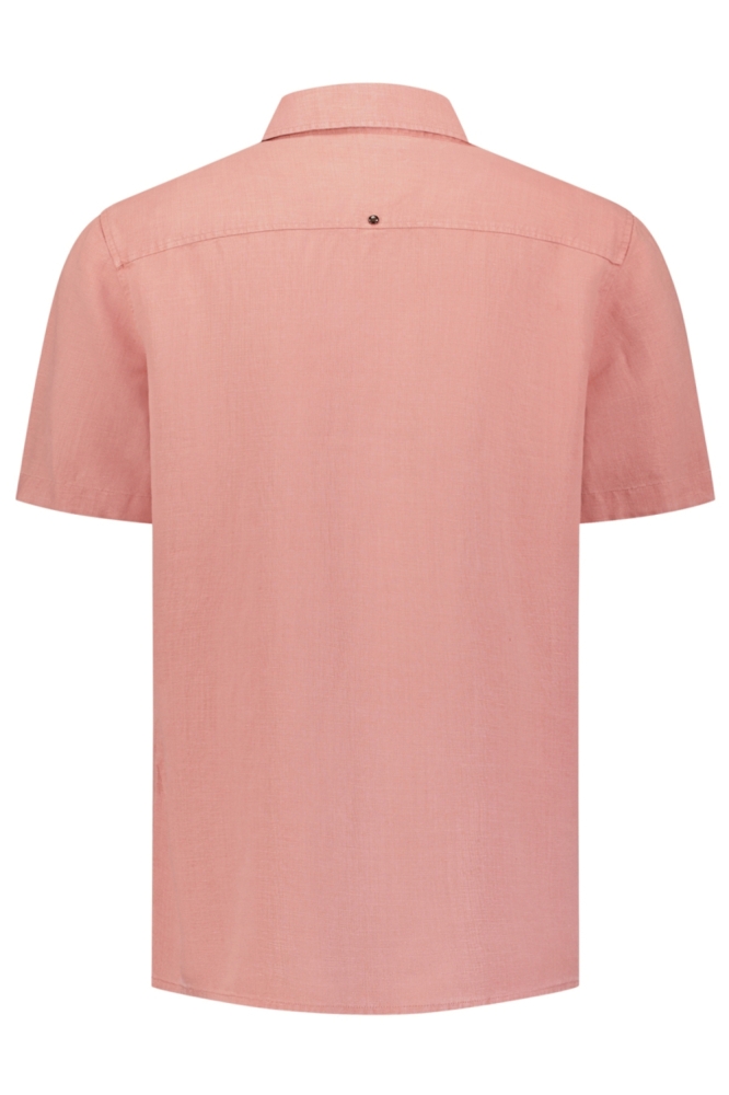 NO-EXCESS roze heren overhemd | Achteraanzicht