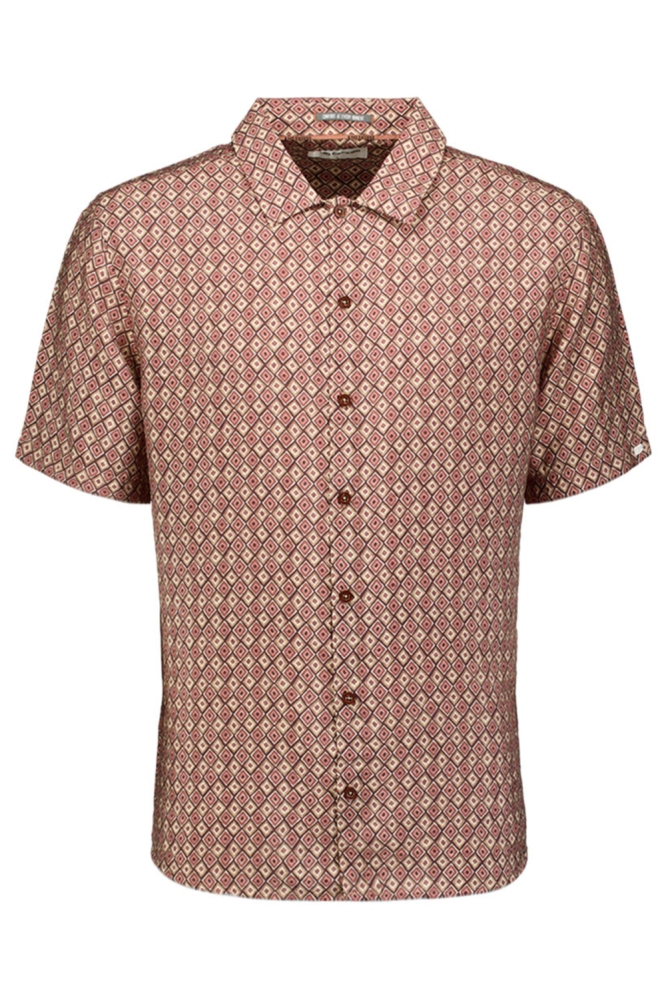 NO-EXCESS roze heren overhemd | Vooraanzicht