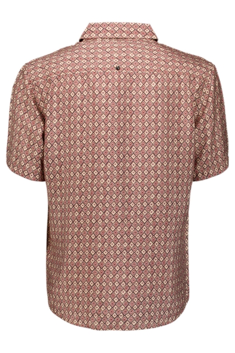 NO-EXCESS roze heren overhemd | Achteraanzicht