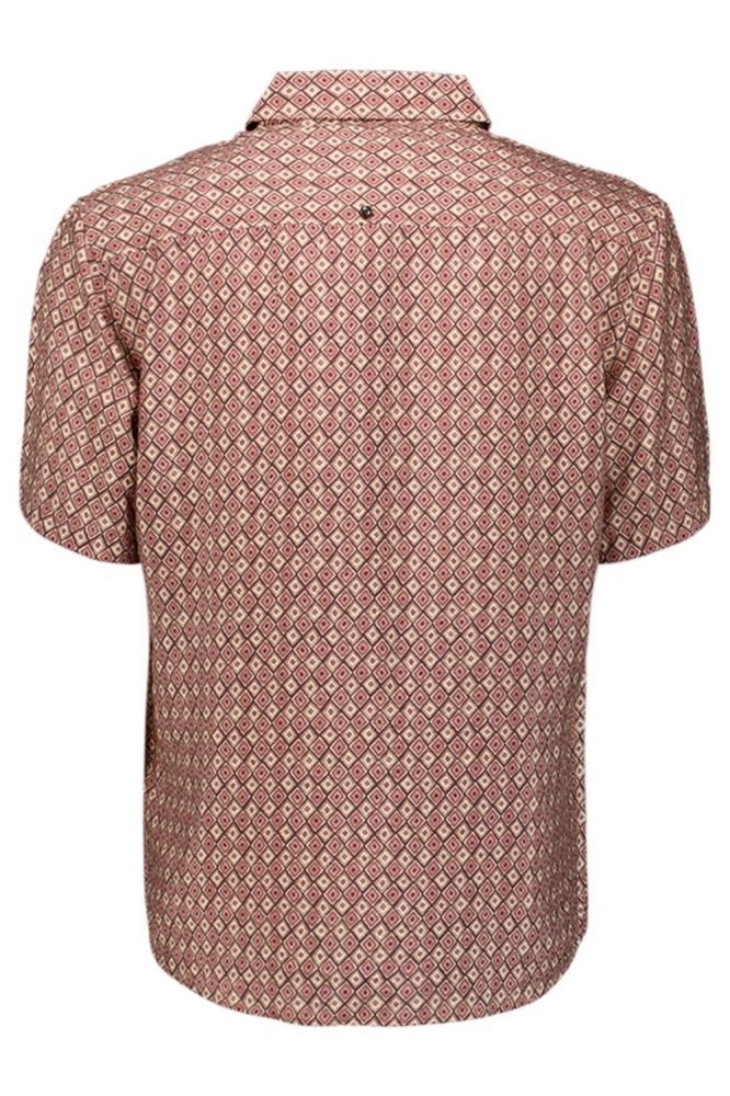 NO-EXCESS roze heren overhemd | Achteraanzicht