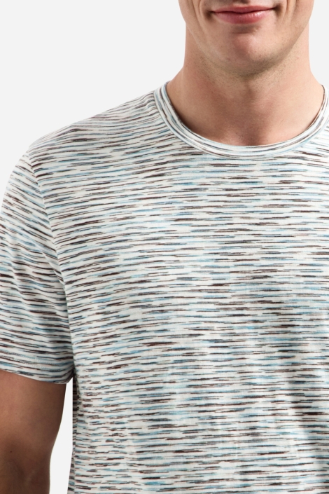 NO-EXCESS witte heren t-shirt | Close up