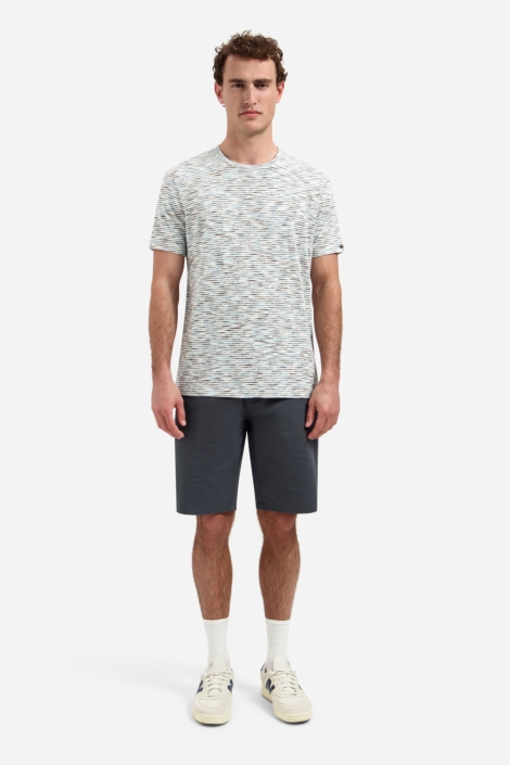 NO-EXCESS witte heren t-shirt | Model