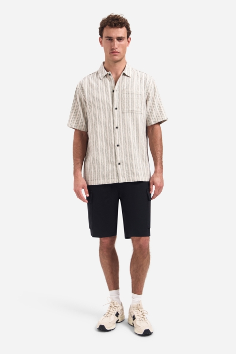 NO-EXCESS beige heren overhemd | Model